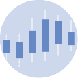 logo of a chart:CandleStick2
