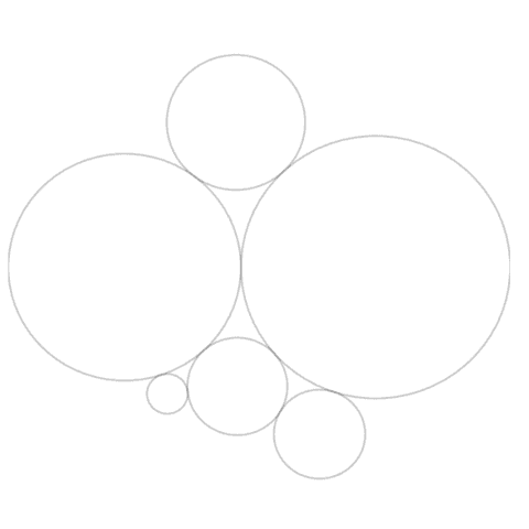 Most basic circle packing